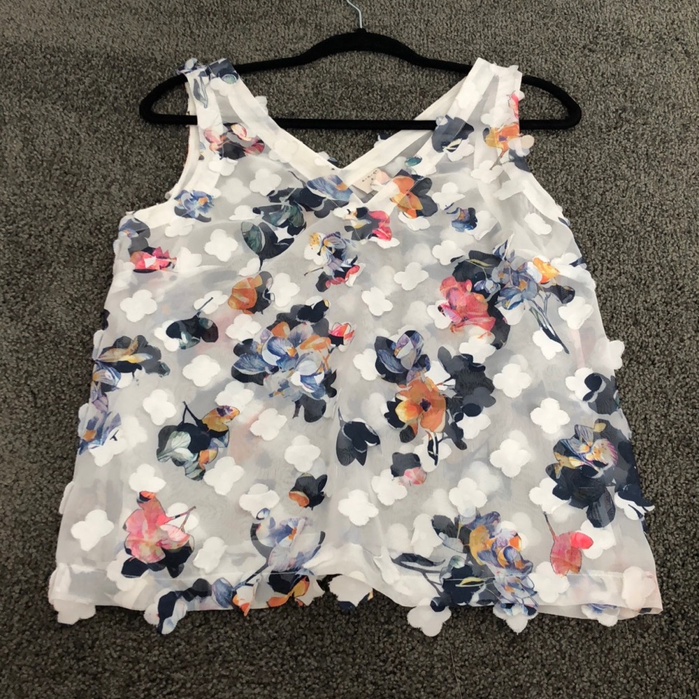 V neck tank